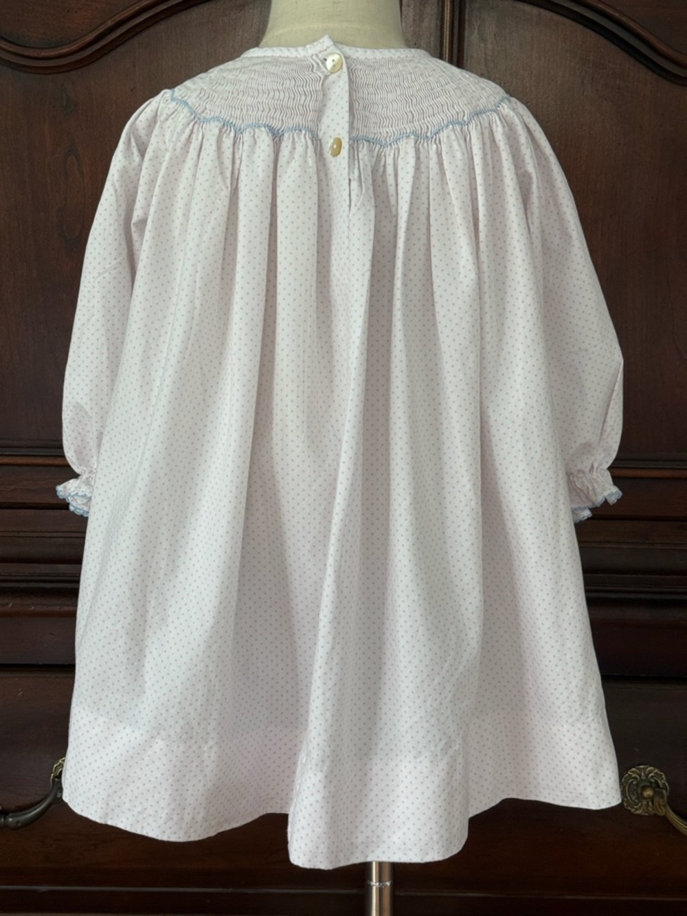 Shrimp & Grits Kids Smocked Nutcracker Ballerina Christmas Dress Girls 3T - Picture 16 of 16